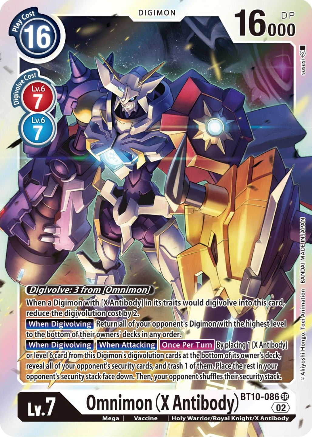 Omnimon (X Antibody) [BT10-086] [Xros Encounter] | Cracking-Singles