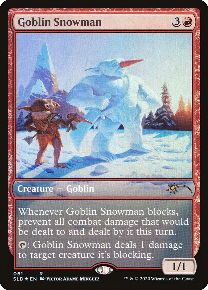 Goblin Snowman [Secret Lair Drop Series] | Cracking-Singles