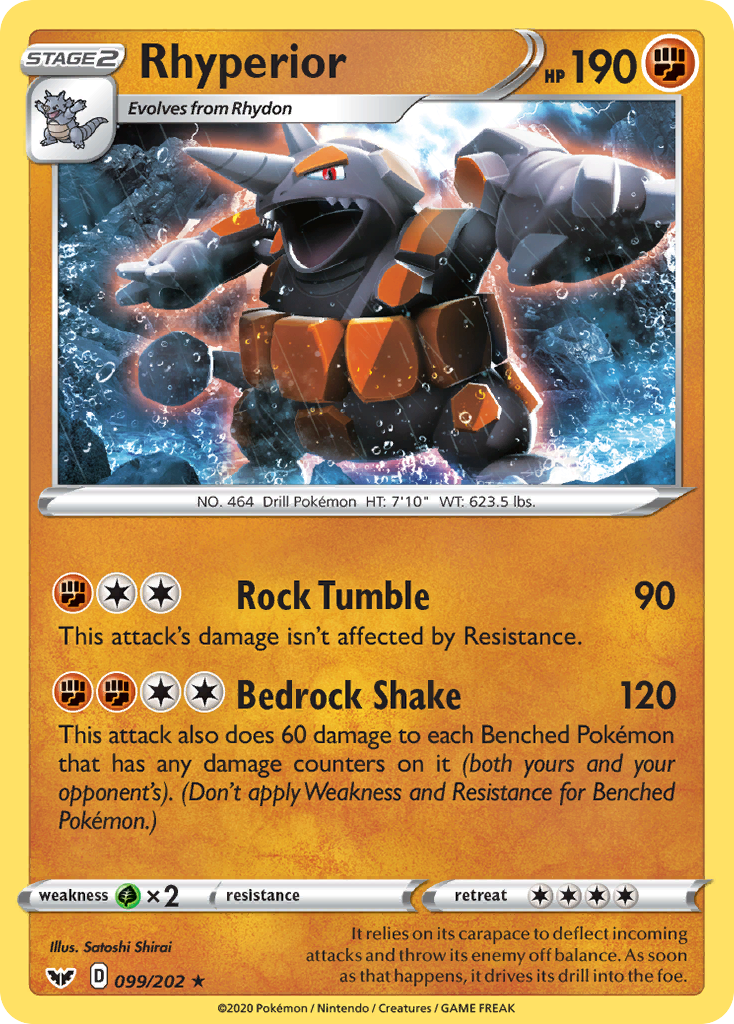 Rhyperior (099/202) [Sword & Shield: Base Set] | Cracking-Singles