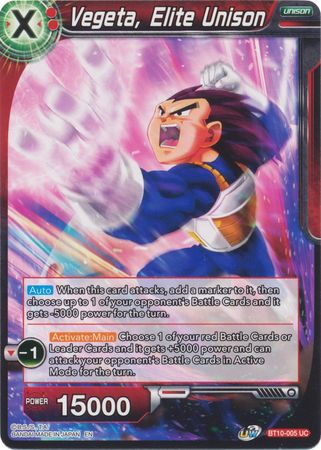 Vegeta, Elite Unison (BT10-005) [Rise of the Unison Warrior 2nd Edition] | Cracking-Singles