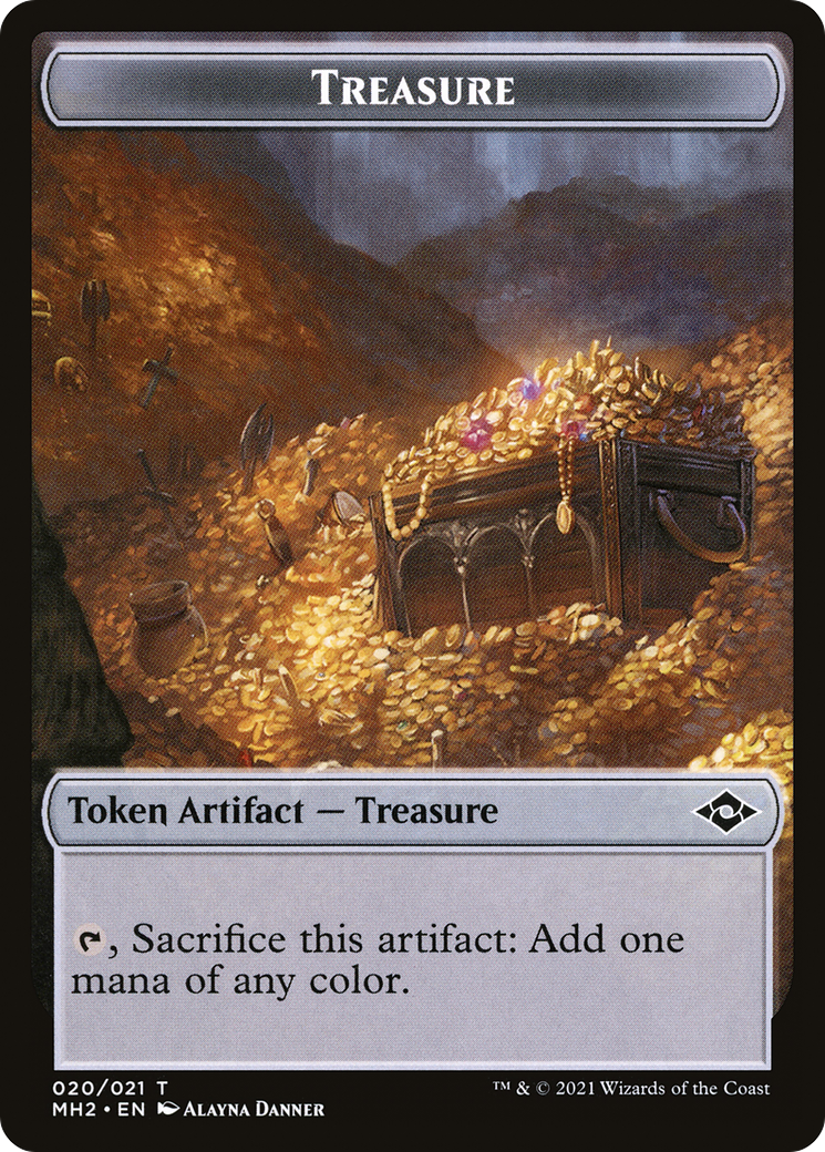 Treasure // Insect Double-Sided Token [Secret Lair: Heads I Win, Tails You Lose Tokens] | Cracking-Singles