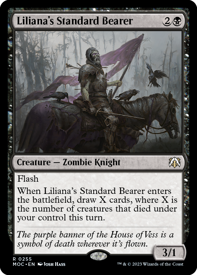 Liliana's Standard Bearer [March of the Machine Commander] | Cracking-Singles