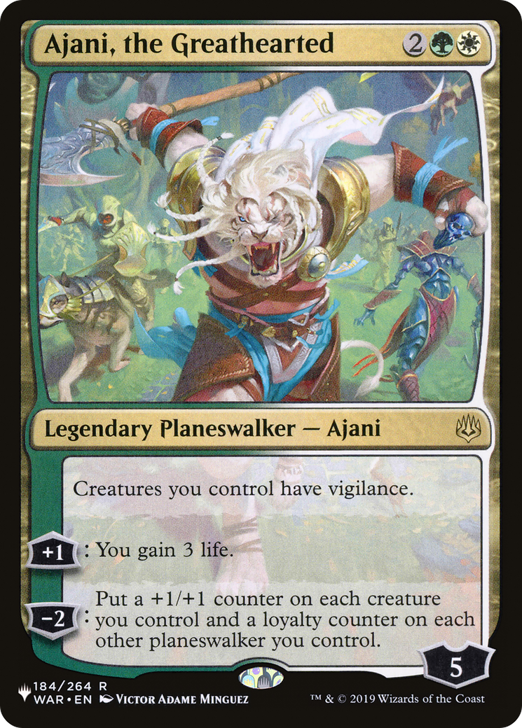 Ajani, the Greathearted [The List Reprints] | Cracking-Singles