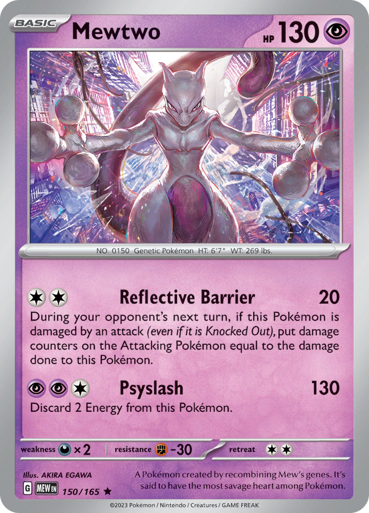 Mewtwo (150/165) [Scarlet & Violet 151] | Cracking-Singles