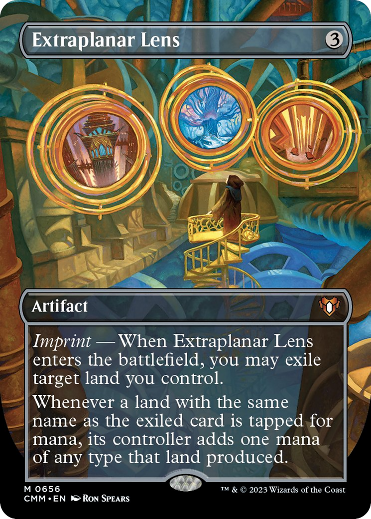 Extraplanar Lens (Borderless Alternate Art) [Commander Masters] | Cracking-Singles