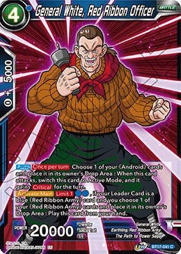 General White, Red Ribbon Officer (BT17-041) [Ultimate Squad] | Cracking-Singles