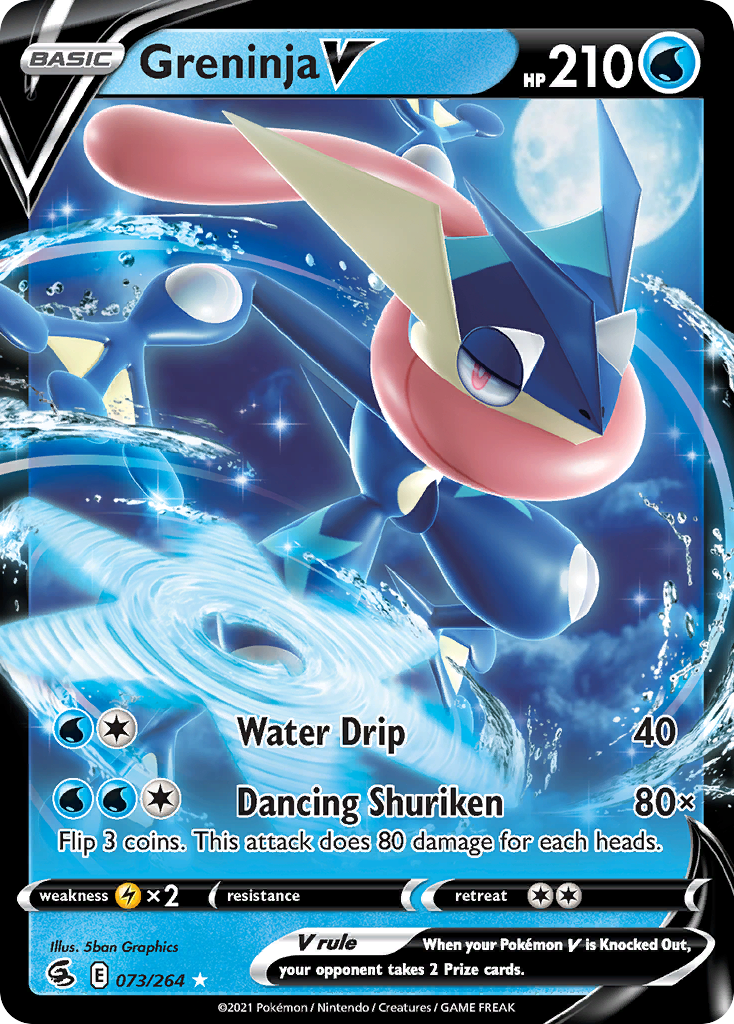 Greninja V (073/264) (Intro Deck) [Sword & Shield: Fusion Strike] | Cracking-Singles