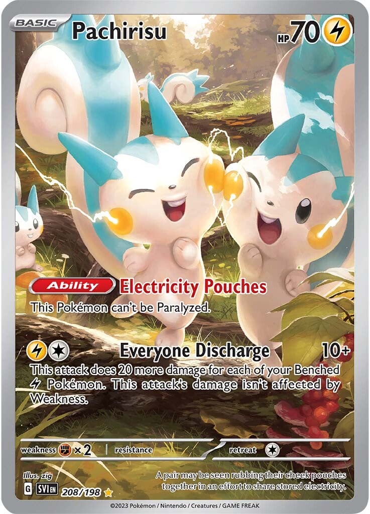 Pachirisu (208/198) [Scarlet & Violet: Base Set] | Cracking-Singles