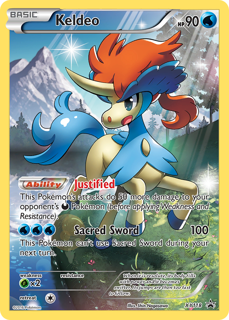 Keldeo (XY118) [XY: Black Star Promos] | Cracking-Singles