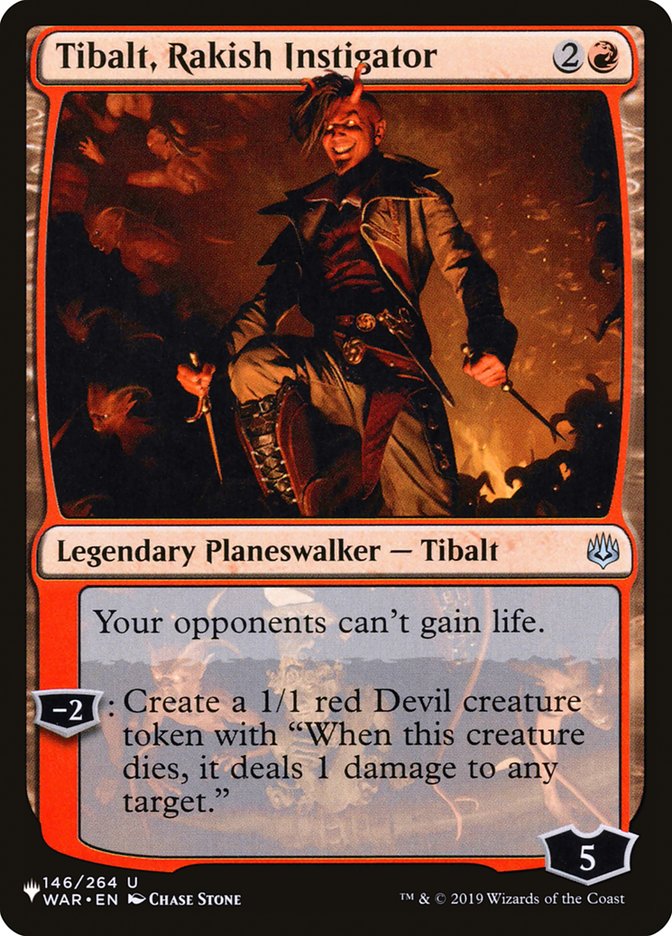 Tibalt, Rakish Instigator [The List] | Cracking-Singles