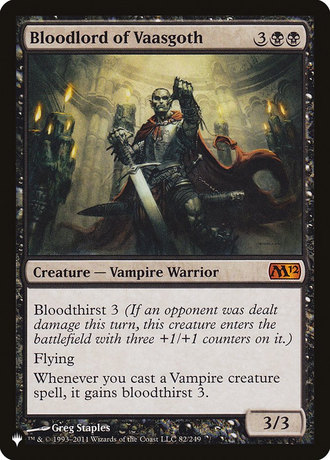 Bloodlord of Vaasgoth [The List] | Cracking-Singles