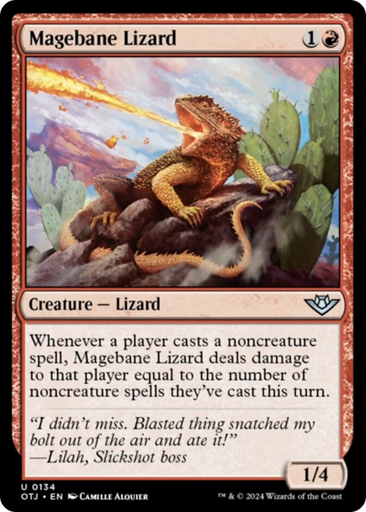 Magebane Lizard [Outlaws of Thunder Junction] | Cracking-Singles