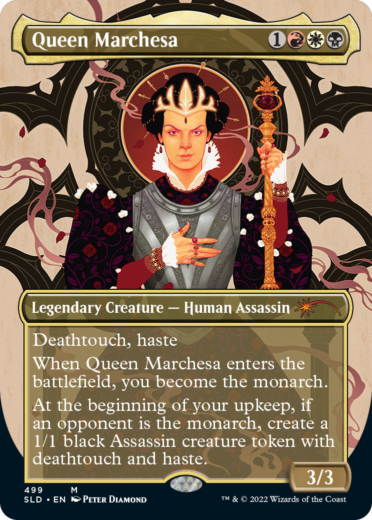 Queen Marchesa (Borderless) [Secret Lair Drop Series] | Cracking-Singles