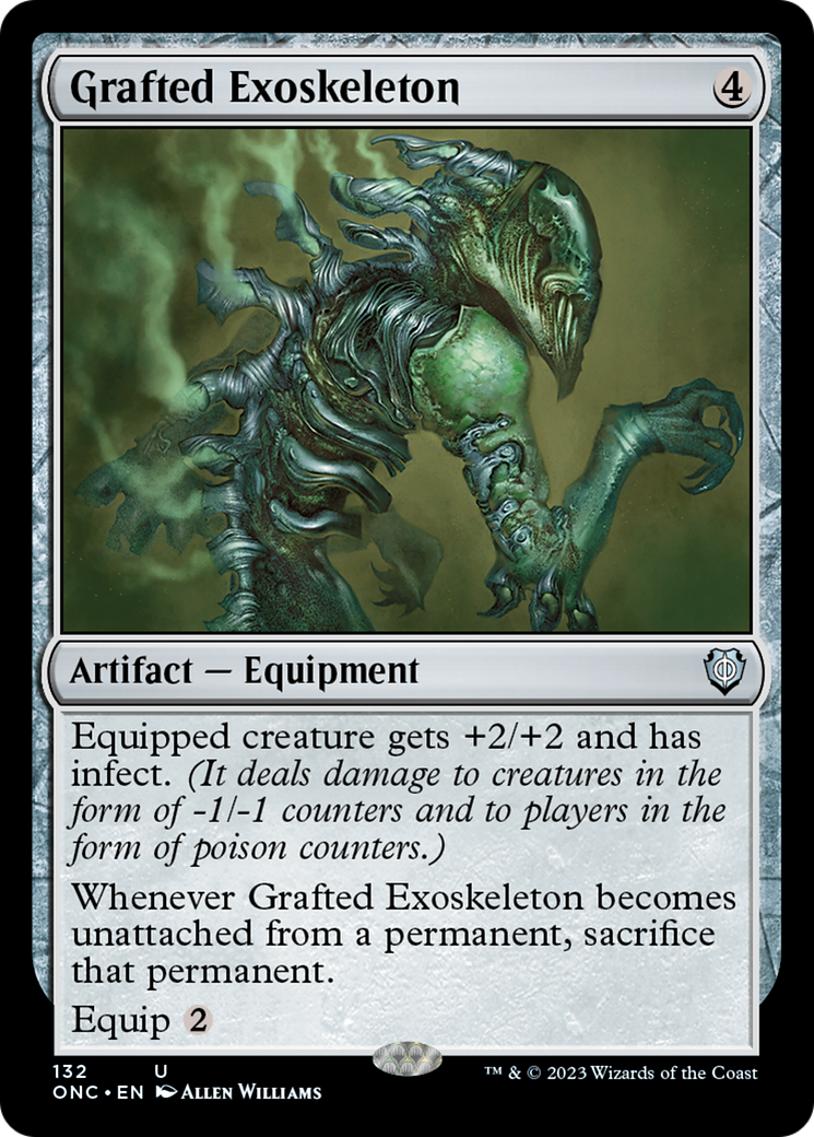 Grafted Exoskeleton [Phyrexia: All Will Be One Commander] | Cracking-Singles