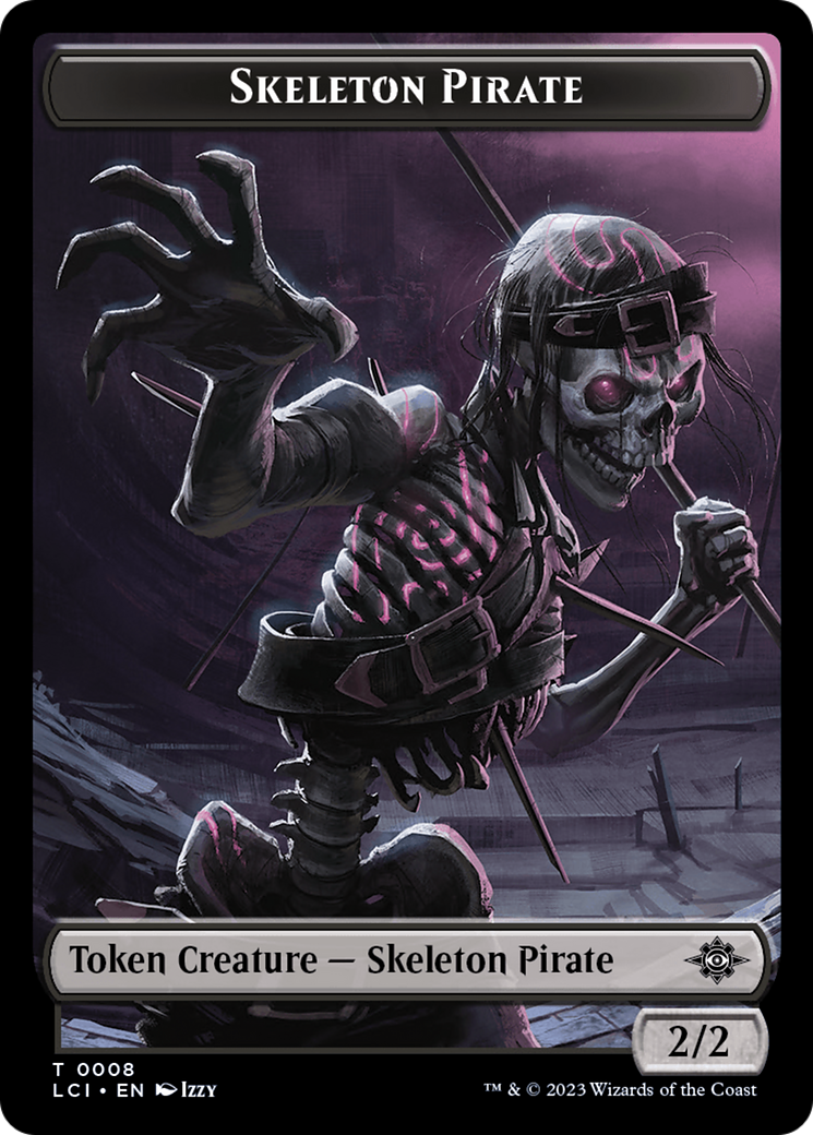 Skeleton Pirate Token [The Lost Caverns of Ixalan Tokens] | Cracking-Singles