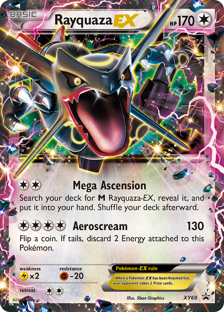 Rayquaza EX (XY69) (Shiny) [XY: Black Star Promos] | Cracking-Singles