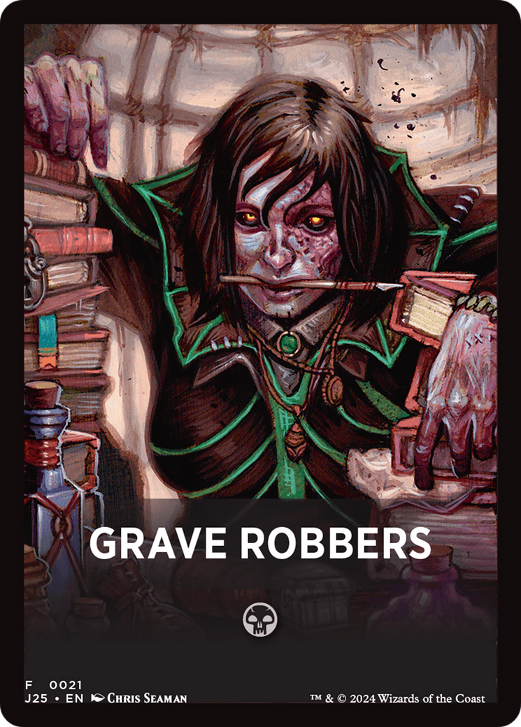 Grave Robbers Theme Card [Foundations Jumpstart Front Cards] | Cracking-Singles