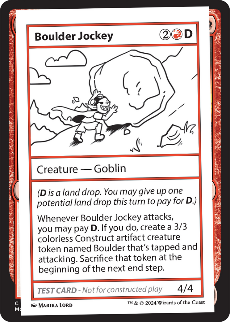 Boulder Jockey [Mystery Booster 2 Playtest Cards] | Cracking-Singles