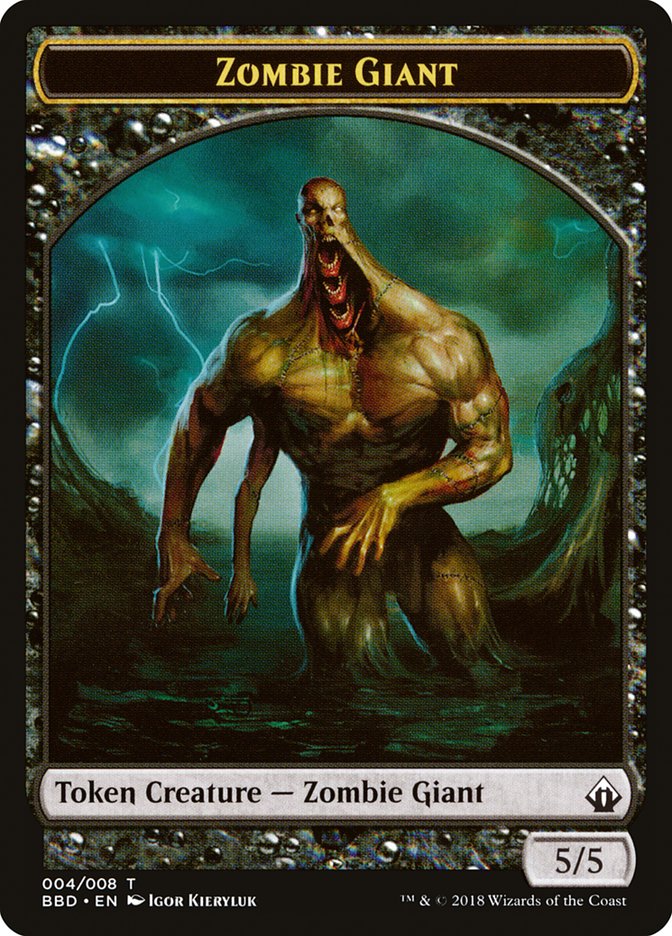 Zombie Giant Token [Battlebond Tokens] | Cracking-Singles