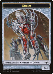 Elemental (008) // Golem (018) Double-Sided Token [Modern Horizons Tokens] | Cracking-Singles