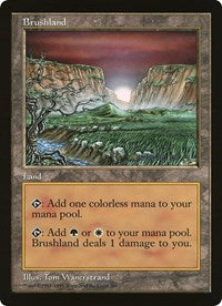 Brushland (Oversized) [Oversize Cards] | Cracking-Singles