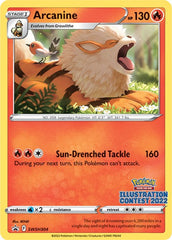 Arcanine (SWSH304) (Illustration Contest 2022) [Sword & Shield: Black Star Promos] | Cracking-Singles