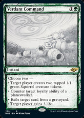 Verdant Command (Sketch) [Modern Horizons 2] | Cracking-Singles