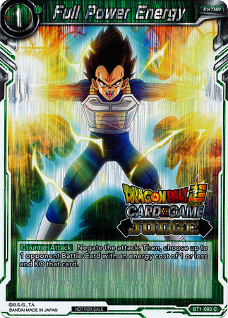 Full Power Energy (BT1-080) [Judge Promotion Cards] | Cracking-Singles