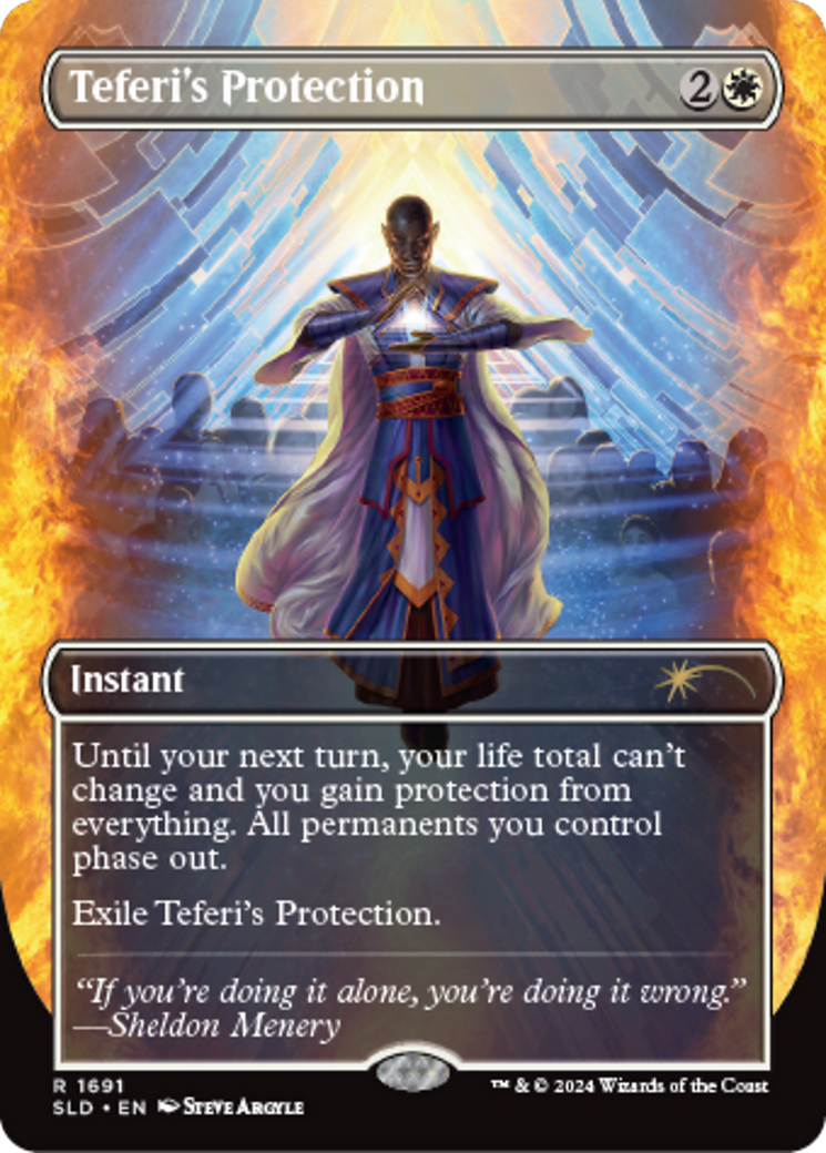 Teferi's Protection (1691) [Secret Lair: Sheldon's Spellbook] | Cracking-Singles