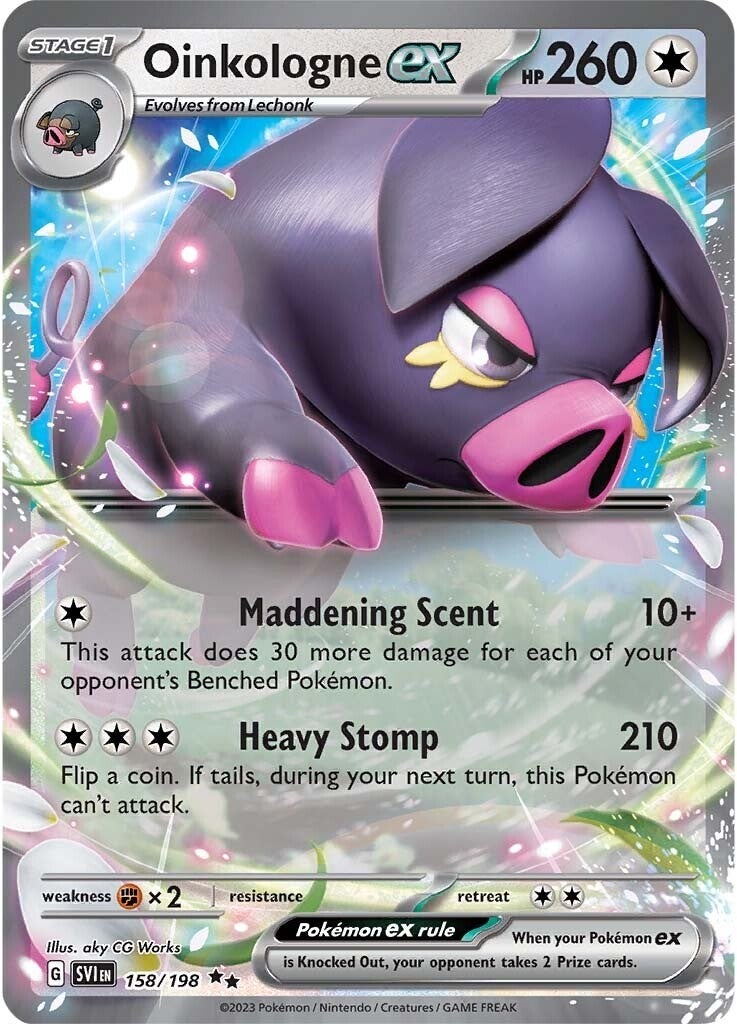 Oinkalogne ex (158/198) (Jumbo Card) [Scarlet & Violet: Base Set] | Cracking-Singles