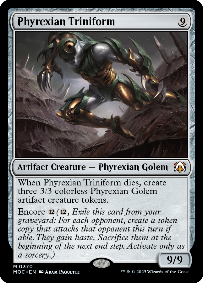 Phyrexian Triniform [March of the Machine Commander] | Cracking-Singles