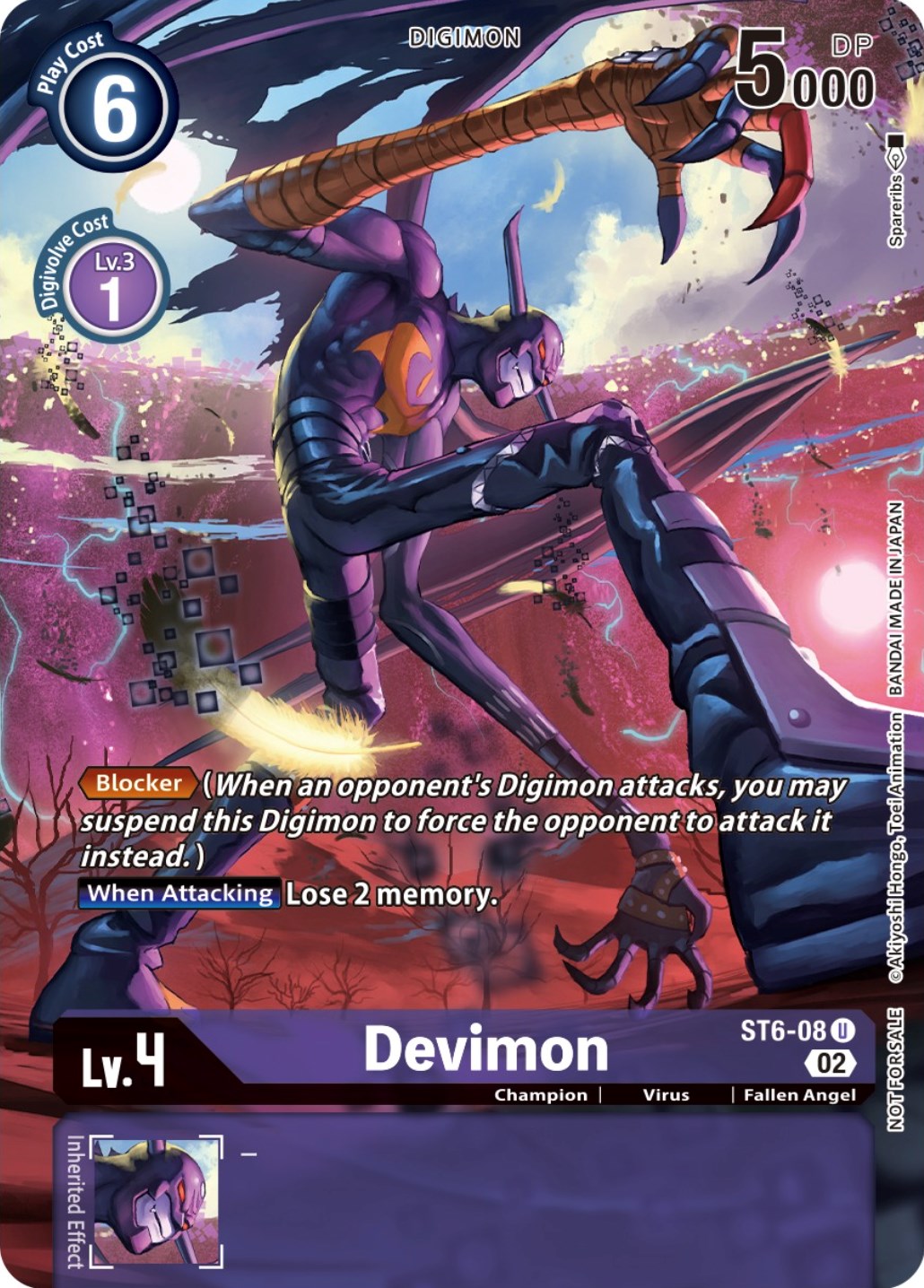 Devimon [ST6-08] (Box Topper) [Dimensional Phase] | Cracking-Singles