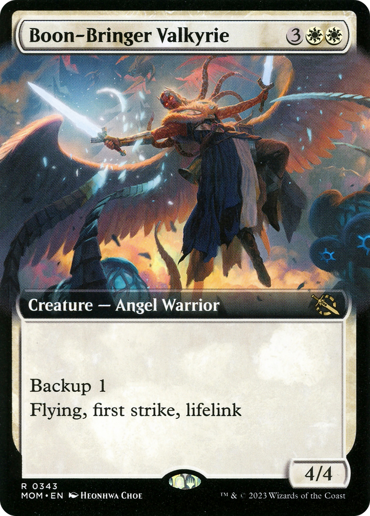 Boon-Bringer Valkyrie (Extended Art) [March of the Machine] | Cracking-Singles