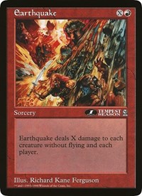 Earthquake (Oversized) [Oversize Cards] | Cracking-Singles