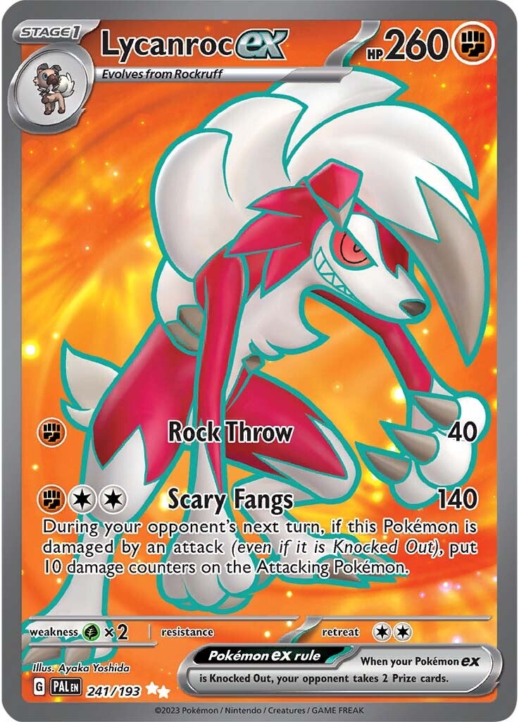 Lycanroc ex (241/193) [Scarlet & Violet: Paldea Evolved] | Cracking-Singles