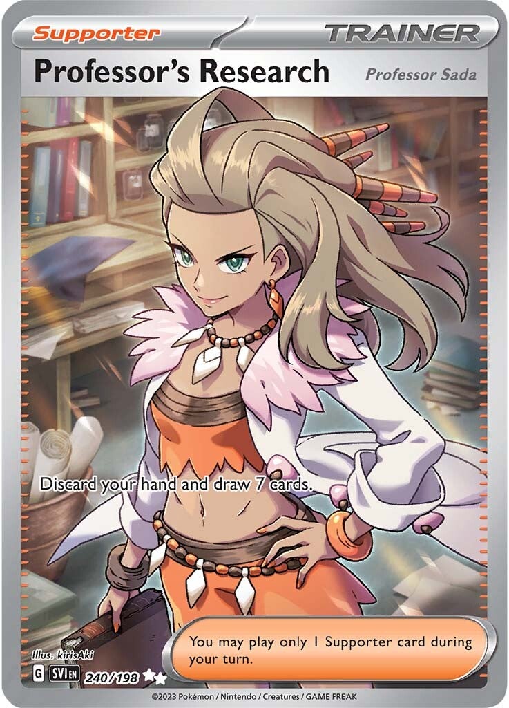 Professor's Research (240/198) [Scarlet & Violet: Base Set] | Cracking-Singles