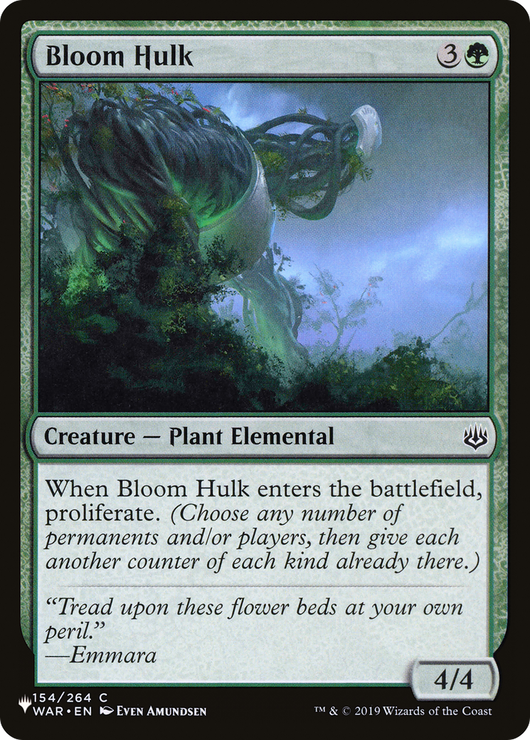 Bloom Hulk [The List Reprints] | Cracking-Singles