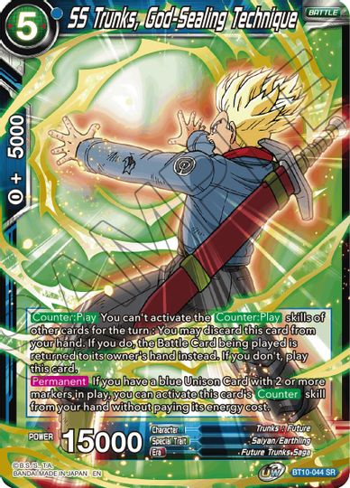 SS Trunks, God-Sealing Technique (Event Pack 08) (BT10-044) [Tournament Promotion Cards] | Cracking-Singles