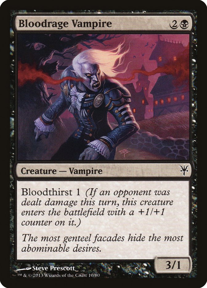 Bloodrage Vampire [Duel Decks: Sorin vs. Tibalt] | Cracking-Singles