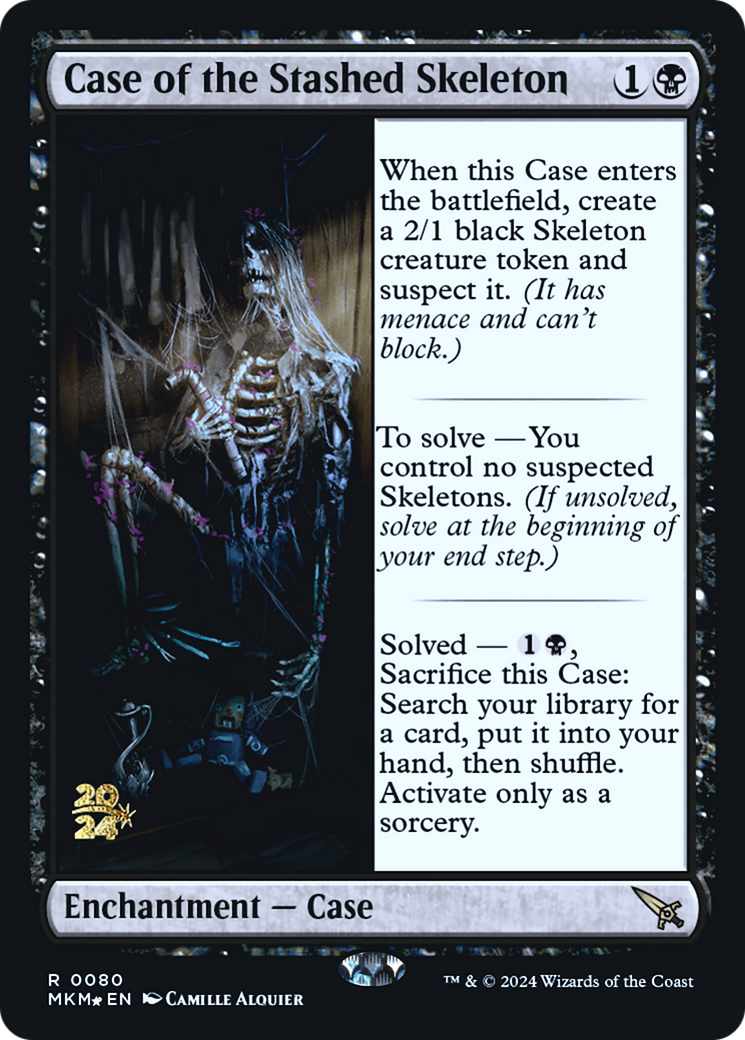 Case of the Stashed Skeleton [Murders at Karlov Manor Prerelease Promos] | Cracking-Singles