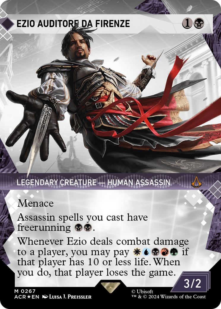 Ezio Auditore da Firenze (Showcase) (Textured Foil) [Assassin's Creed] | Cracking-Singles