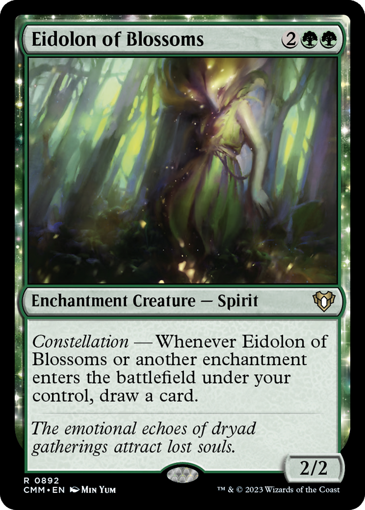 Eidolon of Blossoms [Commander Masters] | Cracking-Singles