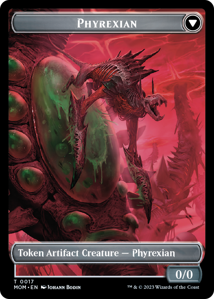 Incubator // Phyrexian (17) Double-Sided Token [March of the Machine Tokens] | Cracking-Singles