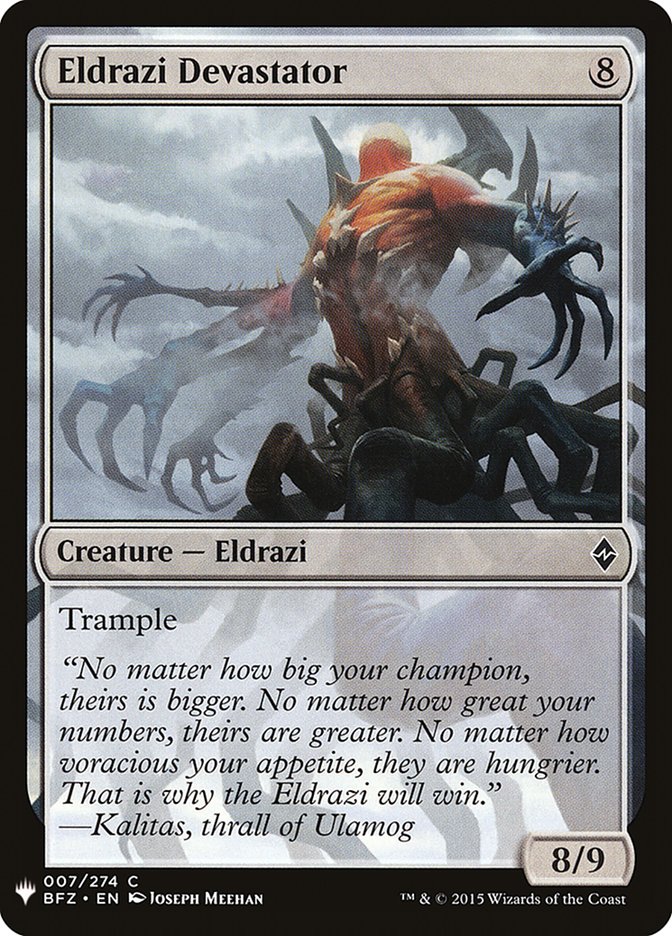 Eldrazi Devastator [Mystery Booster] | Cracking-Singles