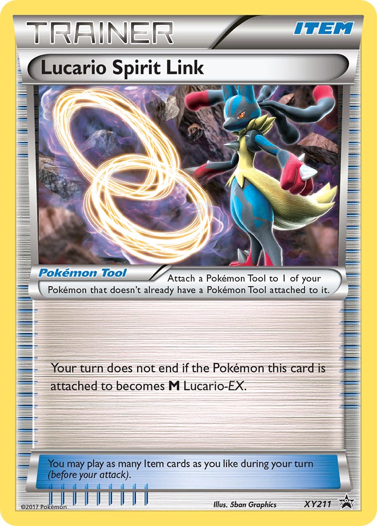 Lucario Spirit Link (XY211) [XY: Black Star Promos] | Cracking-Singles