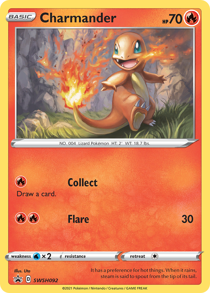 Charmander (SWSH092) [Sword & Shield: Black Star Promos] | Cracking-Singles