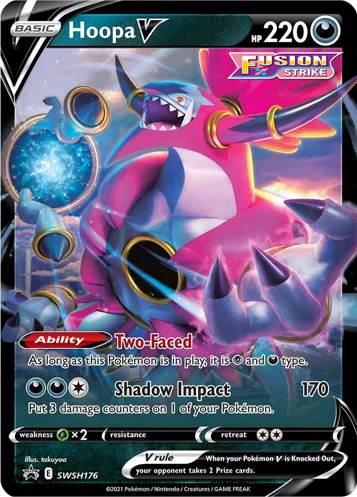 Hoopa V (SWSH176) (Jumbo Card) [Sword & Shield: Black Star Promos] | Cracking-Singles