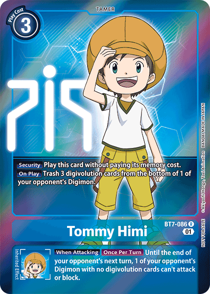 Tommy Himi [BT7-086] (Alternative Art - Box Topper) [Next Adventure] | Cracking-Singles