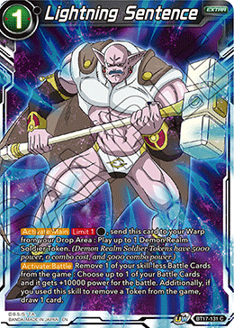 Lightning Sentence (BT17-131) [Ultimate Squad] | Cracking-Singles