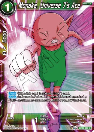 Monaka, Universe 7's Ace (BT16-056) [Realm of the Gods] | Cracking-Singles